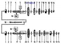 05 Getriebe, Abtriebswelle
