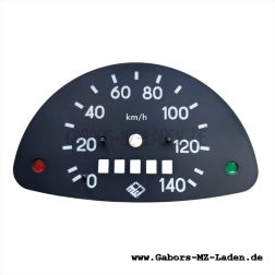 Ziffernblatt für Segmenttachometer