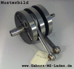 Austausch Kurbelwelle komplett BK 350, regeneriert und Lagersitz Kupplungsseite aufgechromt