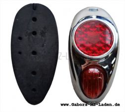 Rücklicht für Simson SR1, SR2 , chrom