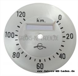 Tachoscheibe 120 km/h Pannonia T5, T5H, TL, TLB, TLF