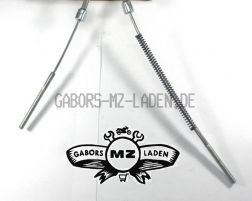 Bowdenzug/Seilzug Fußbremse IWL Pitty, alte Ausführung - grau