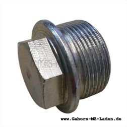 Tornillo de cierre M30x1,5 galavanzido brillante para tubo de horquilla telescópica