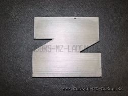 Buchstabe "Z" , silber