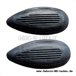 Juego de protectores de rodilla para depósito de combustible, negra