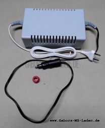 Ladegerät 12 V (Polizei) für Zusatzbleiakkus  230V