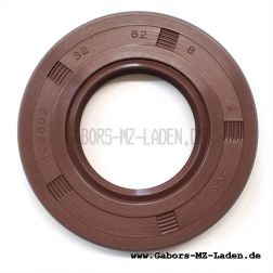 Wellendichtring NJK 32x62x8 - FPM - Viton - braun - mit Staublippe