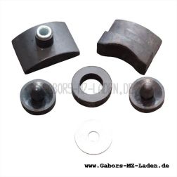 Satz Lagergummis für Kraftstoffbehälter für alle ETZ/Rotax Modelle mit Stahlblechtank