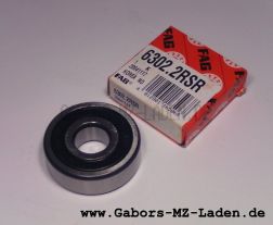 Cojinete ranurado de bolas 6302 2RS