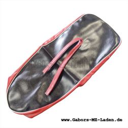 Sitzbezug schwarz/rot Pannonia T5, T5H, TL, TLF