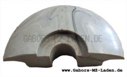 Support ring half, big - no collar - grey