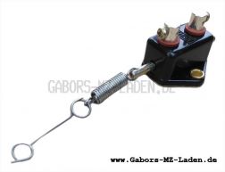 Brake light switch with insulating plate (make contact)