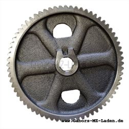 Antriebsrad am Getriebe