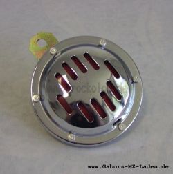 Hupe / Signalhorn 6V mit Chromblende