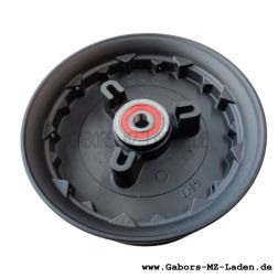 Buje y tambor para rueda trasera, negro