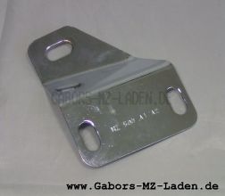 Retaining plate for silencer fastening MZ 500 Rotax A1/A2 chromed / shiny