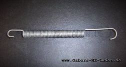 Zugfeder, innen verzinkt silber