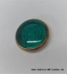Kontrollglas grün (Messing Fassung) 
