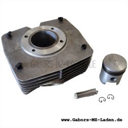 Austausch Zylinder/Kolben komplett TS 250, regeneriert, inkl. Original MEGU-Kolben, Bolzen, Ringen und Sicherungsringen