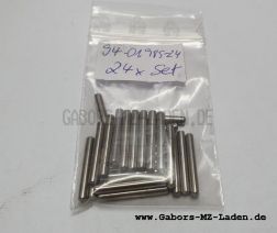 SET Lagernadel 2,5x19,8 I - 24 Stück -  Kickstarterwelle TGL 15518