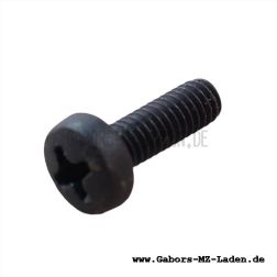 Vis à tête fraisée bombée DIN 7985-M4x12-8.8-H-ps-noir