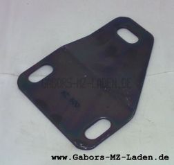 Halteblech für Auspuff A1/A2 MZ 500 Rotax schwarz verchromt