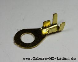 Kabelschuh - Ringform  6 mm - für Kabel 2,5