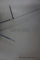 Bowdenzug, grau f. Tupferbetätigung (f. Fahrzeuge mit NKJ-Vergaser) KR50, KR51/1