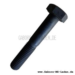Hex screw DIN 931-M10x60-10.9-ps- black
