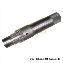 Kickstarterwelle, feinverzahnt