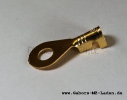 Cosse de câble - forme annulaire 4 mm - pour câbles 0,75-1,5