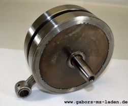 Austausch Kurbelwelle komplett RT 125/1, 125/2, IWL Pitty, IWL SR56 Wiesel (oben und unten Nadelgelagert, 15mm Kolbenbolzen), regeneriert