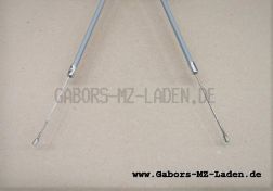 Bowdenzug/Seilzug Gas -grau- flach TS 250 250/1
