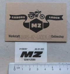 Klebefolie "MZ" anthrazit