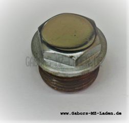 Verschlußschraube M27x1,5 verchromt