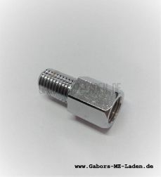 Adapter für Spiegel innen M10 Linksgewinde und außen M10 Rechsgewinde