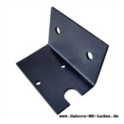 Halteblech für Steckdose schwarz anodisiert