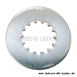 Locking washer for pinion