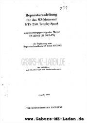 MZ ETS 250, Motor ES 250/2 (21 SAE-PS)