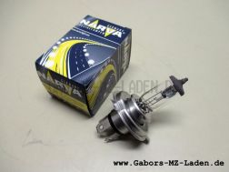 Glühlampe 12V 100/90W P43t H4 (Markenlampe NARVA Germany)