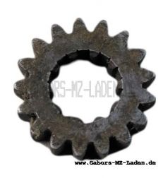 Fixed gear pinion 17 teeth 2nd gear (3-speed engine) S51, SR50