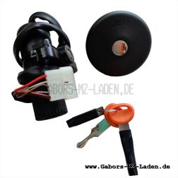 Schloßsatz RT 125 (Zündlenkschloß+Tankverschluß )