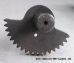Kick start shaft with toothed segment for all 4 gear engines - SR 4-3, SR4-4