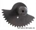 Kick start shaft with toothed segment for all 4 gear engines - SR 4-3, SR4-4