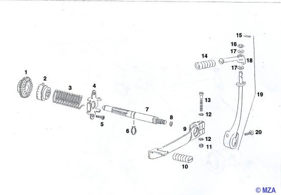 23. Kick start and gear control