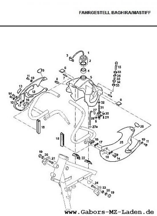 F34. Tank, Tankspoiler