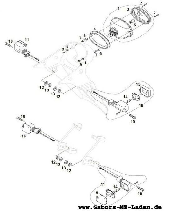 F19. Indicators, taillight