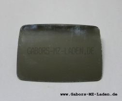 Glas for rear view mirror, square, for Simson, MZ, Trabant 132mmx92mm