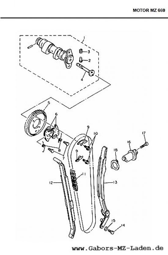 M05. Camshaft, chain