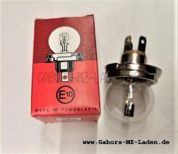 Elvelux Headlight 12V 45/40W Halogen- double filament bulb  P45t  45152